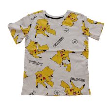 تیشرت آستین کوتاه بچگانه طرح پیکاچو سرتاسری برند Pokémon ژاپن مناسب ۳ تا ۱۰ سال